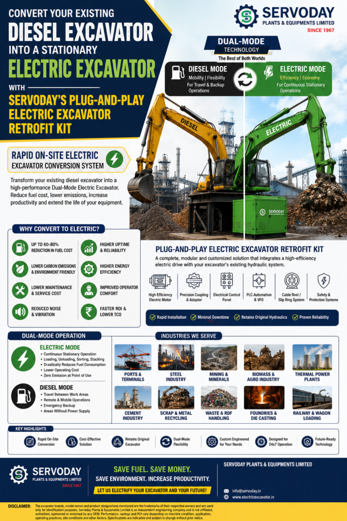 Convert Your Existing Diesel Excavator into a Stationary Electric Excavator part 1 1 683x1024 1